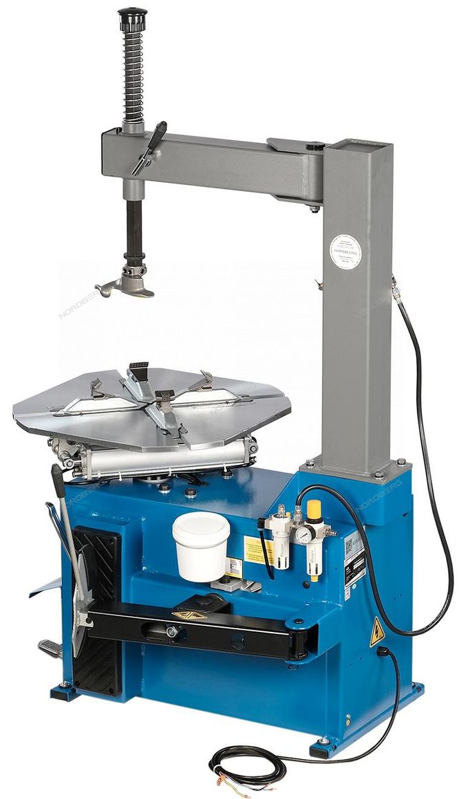 NORDBERG (4638B 380) Станок шиномонтажный полуавтомат, односкоростной, 380 В, синий
