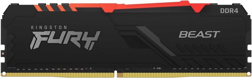 Оперативная память 16Gb Kingston Fury Beast RGB DDR4 3200MHz (KF432C16BB1A/16) RTL