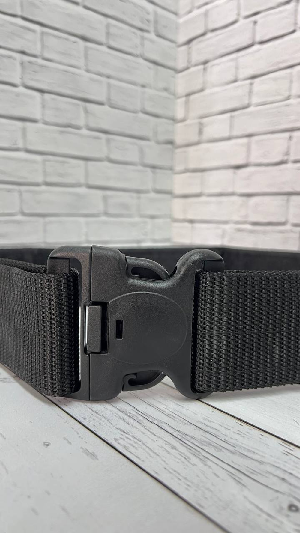 Тактический ремень с фастексом чёрный