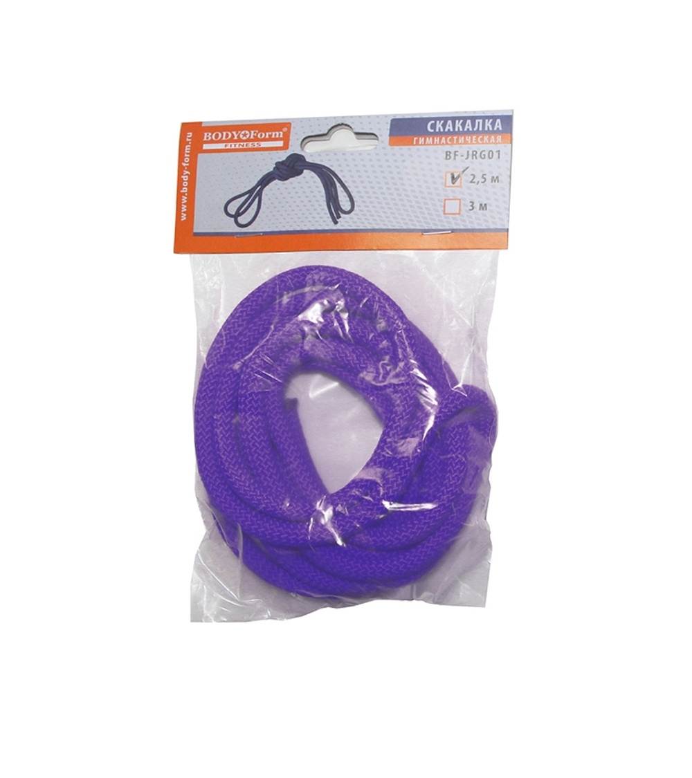 Скакалка для художественной гимнастики Body Form BF-SK01 (BF-JRG01) 2,5 м