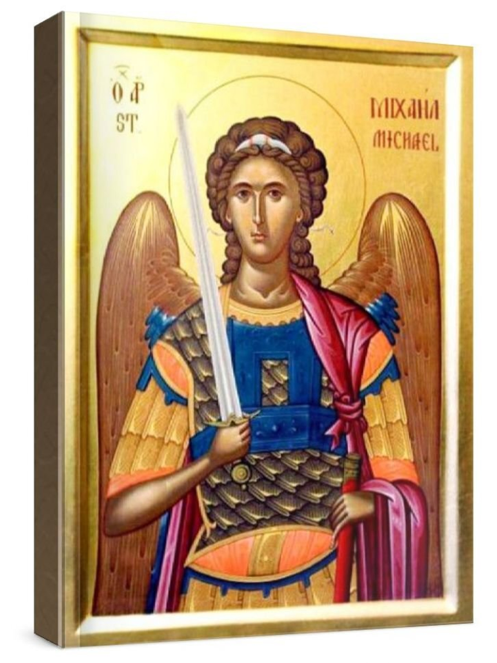 Михаил Архангел (рукописная икона)