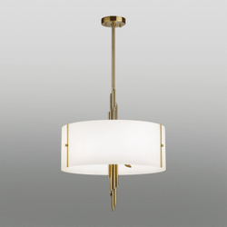 5415/6 MODERN ODL_EX23 151 бронзовый/белый матовый/металл/стекло Люстра E27 6*40W MARGARET