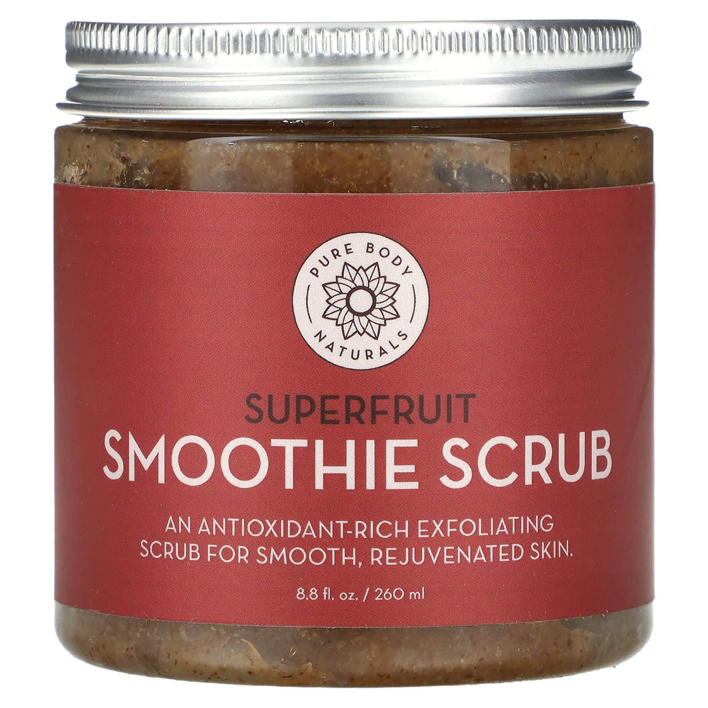 Pure Body Naturals, Смузи-скраб, суперфрукты, 260 мл (8,8 жидк. унц.)