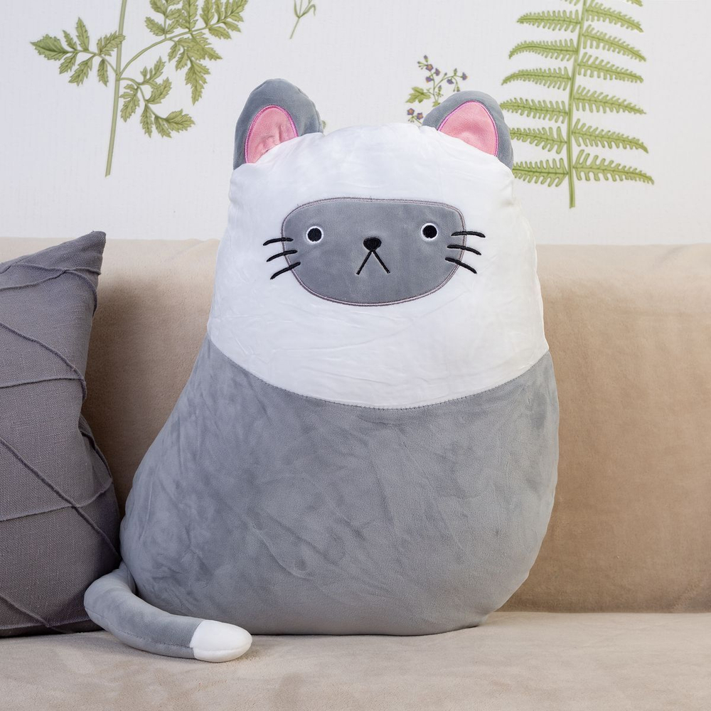 Мягкая игрушка Кот KiDWoW для девочек, мальчиков, малышей, детей, в подарок, для сна