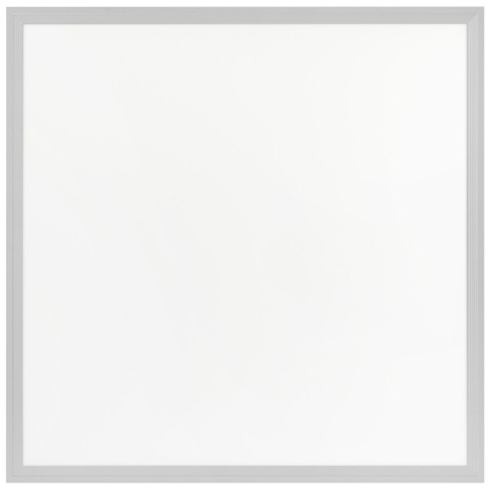 Светодиодная панель ЭРА SPL-510-S-40K-040 40Вт 4000K 595х595х8 серебро без драйвера с ушками ультратонкая | Панели с внешним драйвером