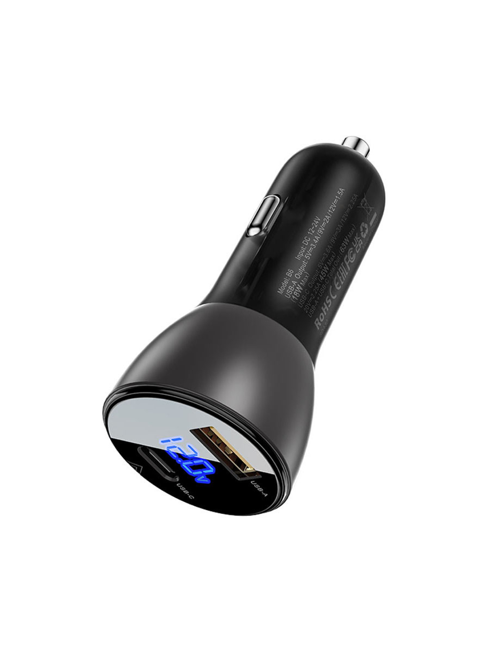 Автомобильное зарядное устройство USB и Type-C ACEFAST B6