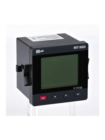Мультиметр цифровой МТ-96D 3ф вх. 600В 5А RS-485 96х96мм LCD-дисплей DEKraft 51428DEK