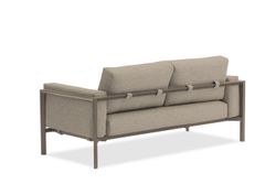 Stockholm, диван бежевый/коричневый, алюминий