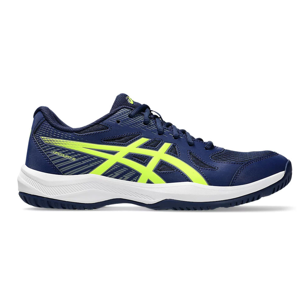 Кроссовки волейбольные мужские ASICS Upcourt 6 1071A104 400, р.8(рос.40), сине-зеленый
