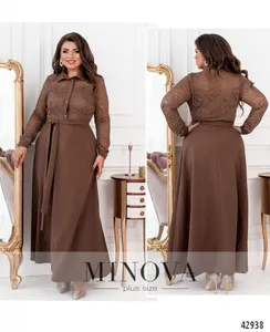 Платье 8628-мокко Minova