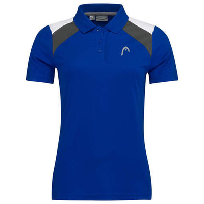 Женское поло Head Club 22 Tech Polo Shirt W - Blue
