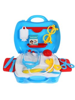 Игровой набор доктора,19 предметов, в чемодан (B1697430-R1)