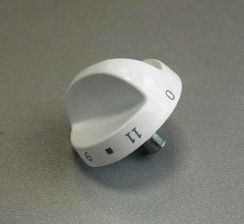 Ручка переключения мощности конфорки плит ЗВИ (0-11) белая НЕ ПОСТАВЛЯЕТСЯ!