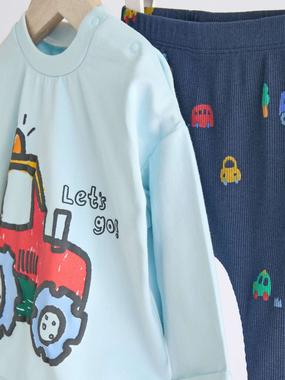 Лонгслив и легинсы в комплекте для малышей Next N22-634, Голубой, Синий