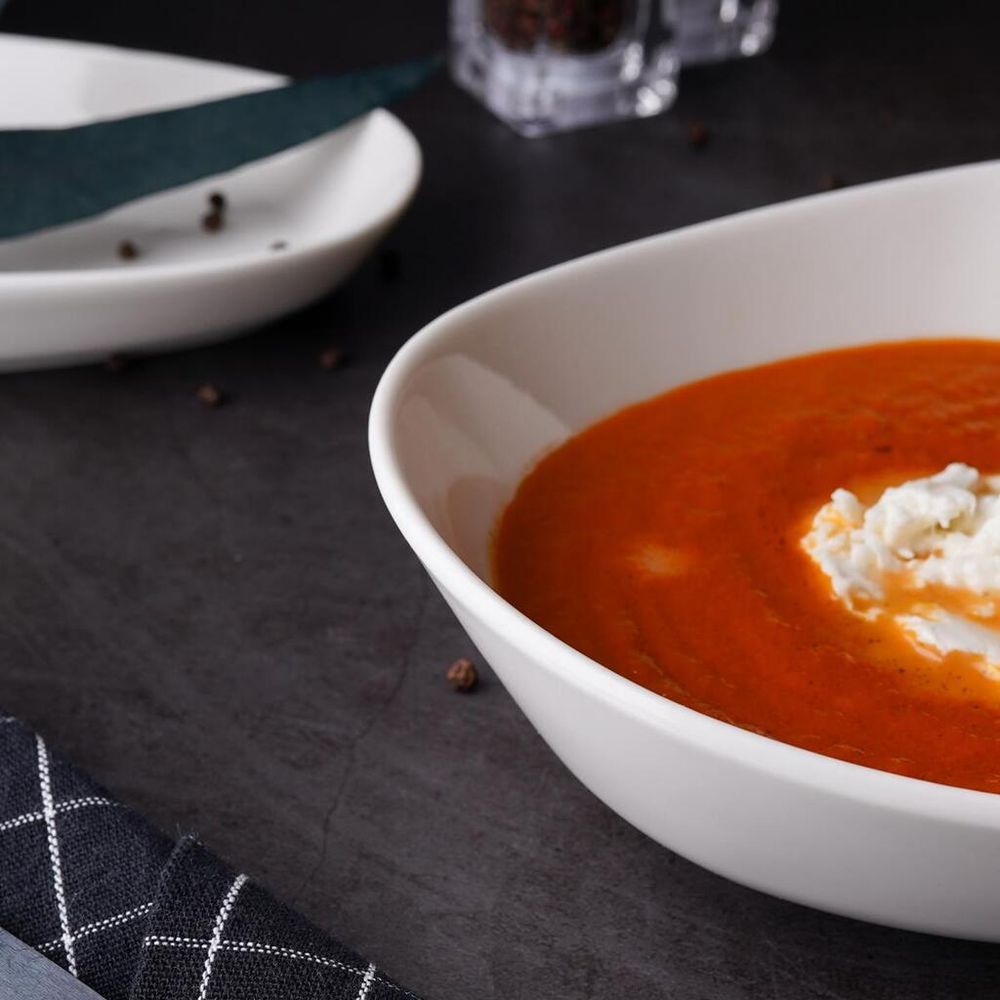 Салатник 650 мл 18*17 см h6,5 см White Island By Bone Innovation [6]