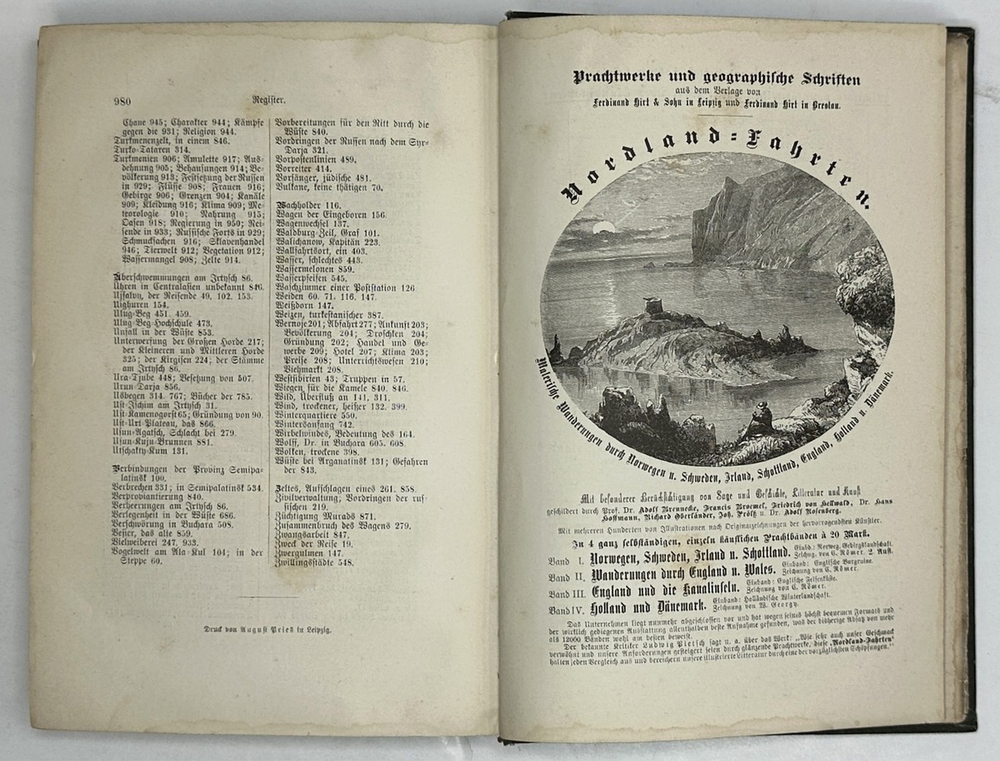 HENRY LANSDELL Russisch Central-Asien - Русская Центральная Азия в 2-х книгах.. Изд. Лейпциг, 1885г.