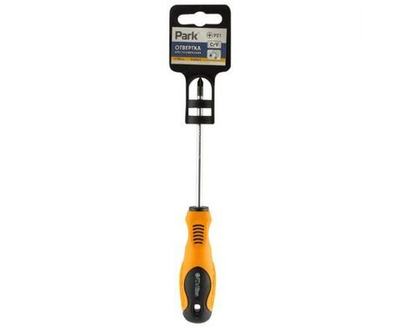 Отвертка крестообразная PZ1х100 мм, двухкомпонентная рукоятка (008404)