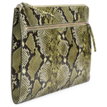 Dries Van Noten animal-print leather laptop case