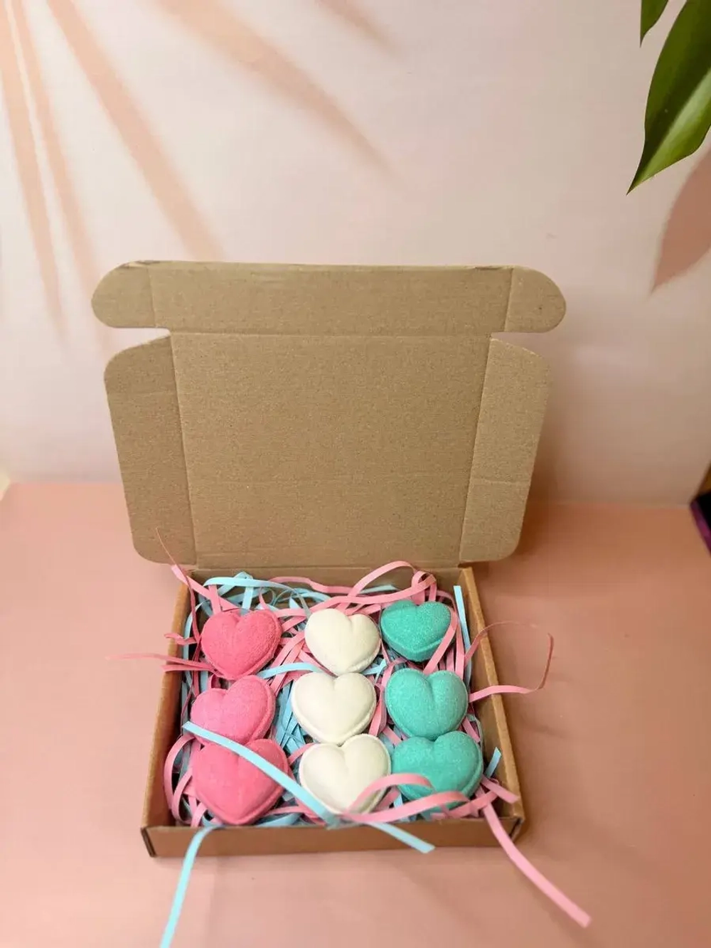 Бомбочки для ванн, сердце 9 штук