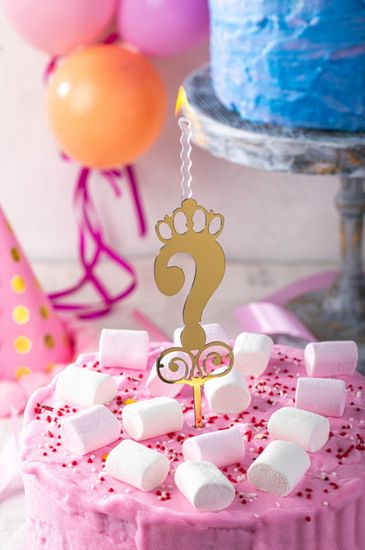 Свеча - топпер знак "?"