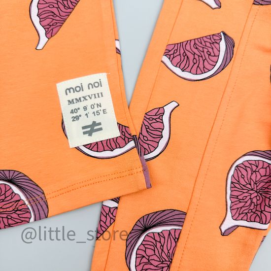 Комплект хлопковый Moi Noi, Инжир на оранжевом