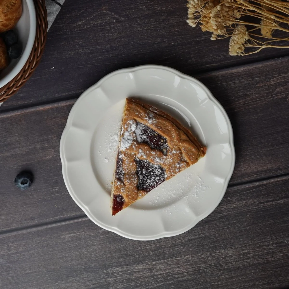 Тарелка 17,5 см, фарфор "NOBLE" серия "Retro Ritz & Bella-White"527