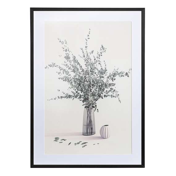 Панно декоративное plant с черной рамой, 50х70 см