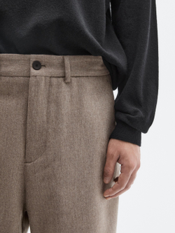 Massimo Dutti Брюки из эластичной шерстяной смеси, норка