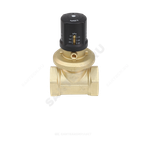 Клапан балансировочный автомат латунь 3380H Ду 32 G1 1/4" Ру16 Тмакс=120 оС ВР 5-30 кПа Kvs=9.26м3/ч без ниппелей Benarmo