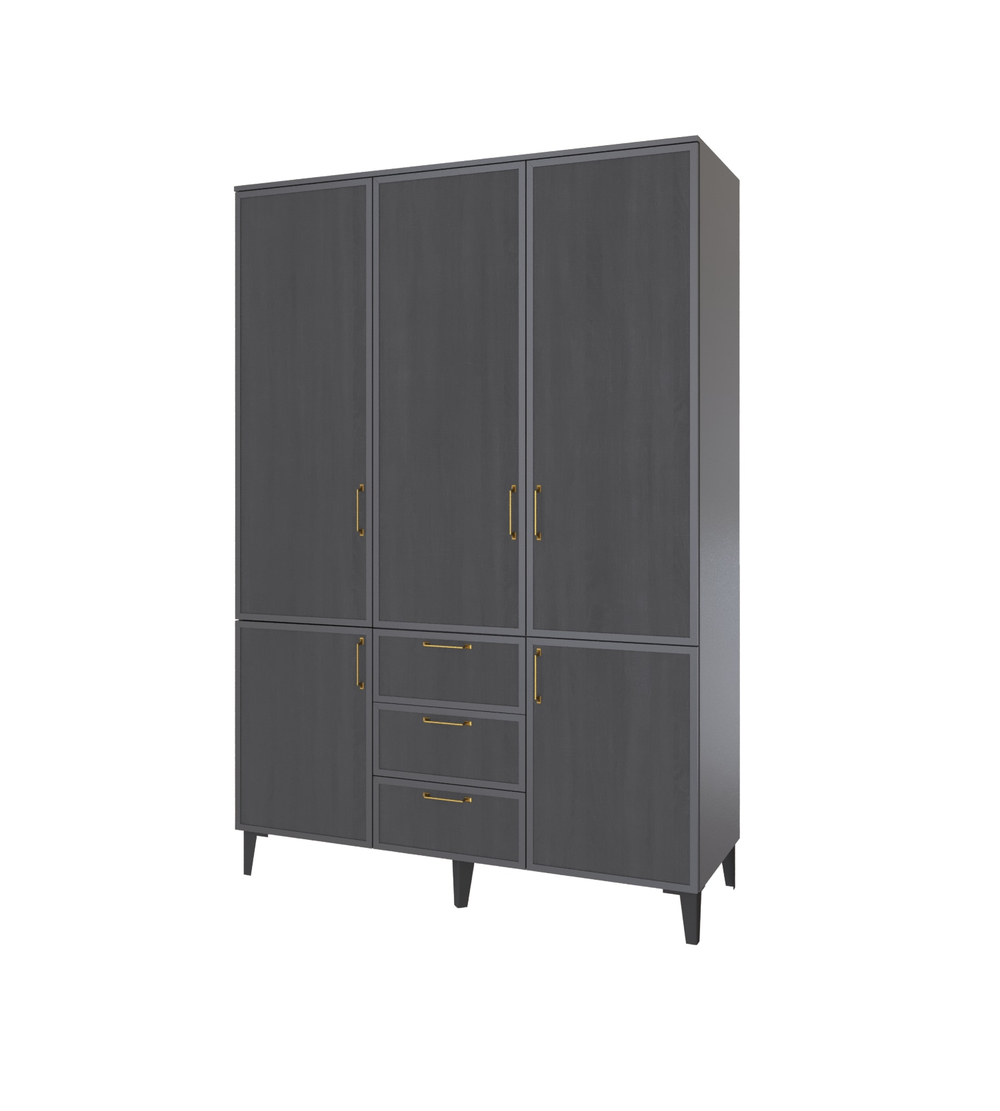 Спальня Толедо Шкаф 3-х ств.с ящиками ТШ-24