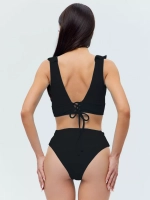 Купальник раздельный с высокой посадкой