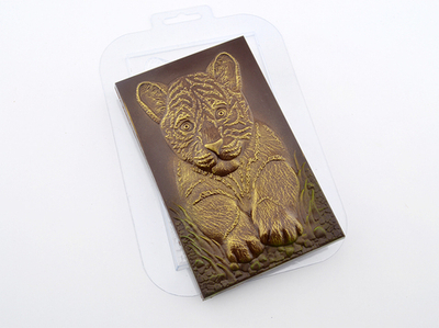 Форма для шоколада "Тигр На Траве"