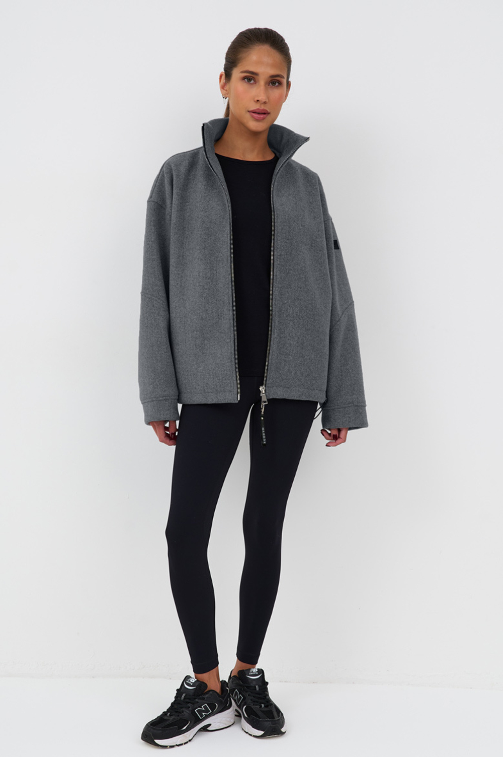 Пальто Crop Penhaligon Dark Grey