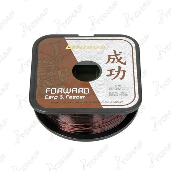 Леска FORWARD Carp & Feeder brown 0,496mm/100m Nylon (N-FСF-0496-100) Nisus