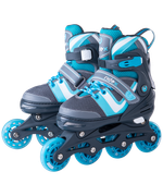 Ролики раздвижные Wing Blue, пластиковая рама
