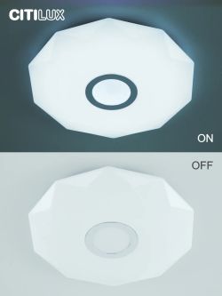 Citilux Диамант Смарт CL713A40G Умная люстра Хром