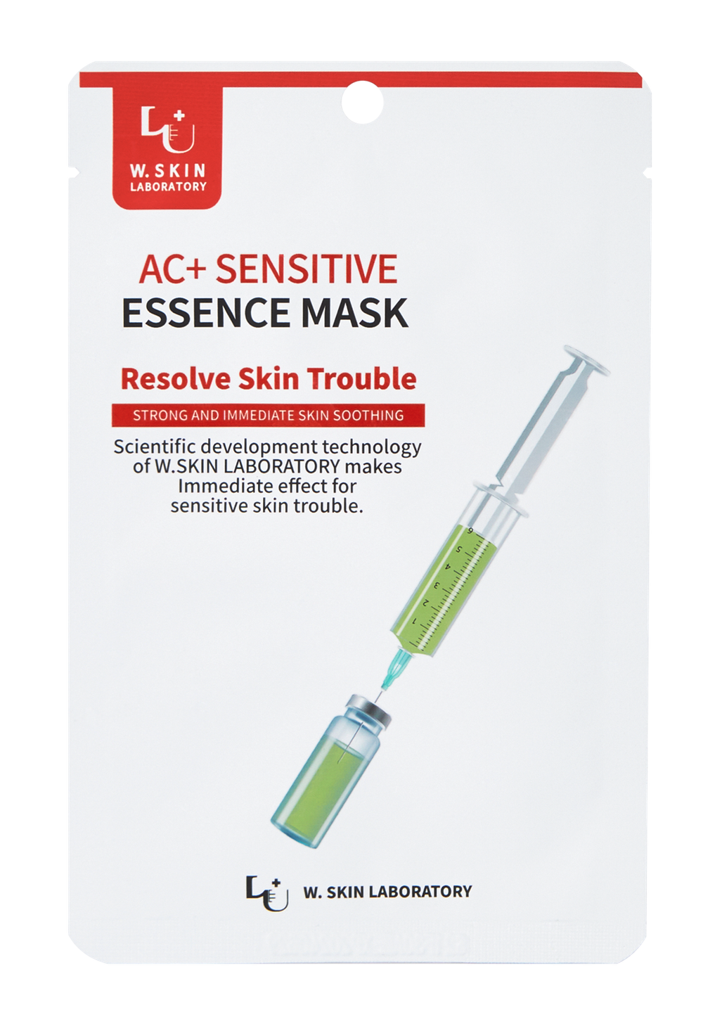 Тканевая маска W.Skin Laboratory AC+ Sensitive Essence Mask