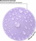 Рюкзак BRAUBERG PASTEL с термонашивками в комплекте, "Lazy cat", сиреневый, 40х29х14 см, 271422