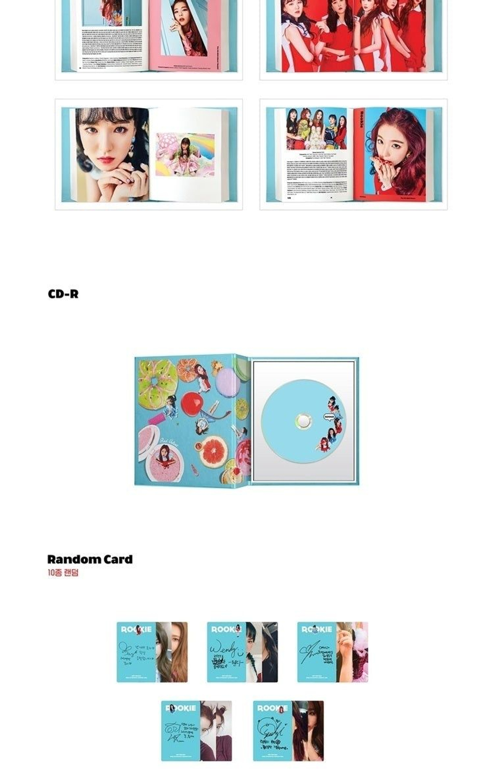 Альбом RED VELVET - ROOKIE 4th Mini Album RANDOM Version