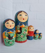 Матрешка "с курочкой" традиция 5мест