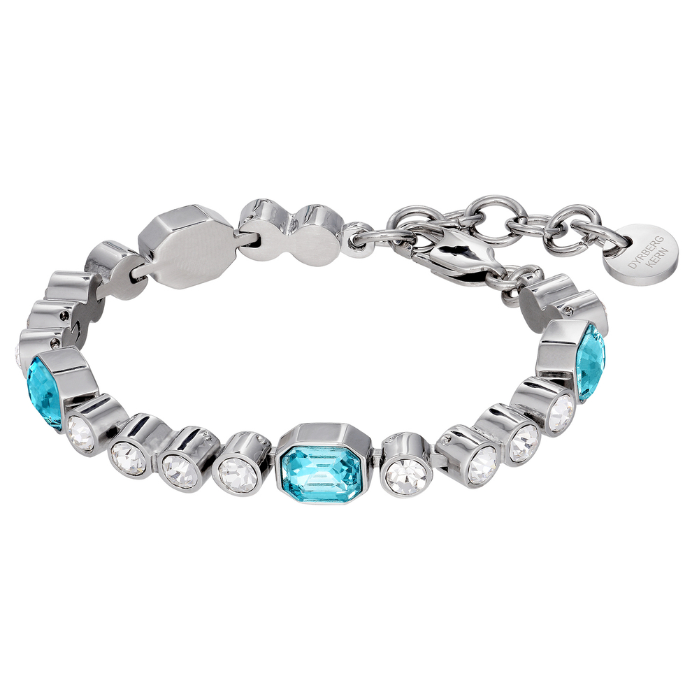Браслет Dyrberg Kern GRIVNA SS AQUA / CRYSTAL 460027