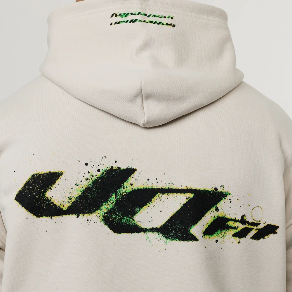 Толстовка VANQUISH Acid Oversized Hoodie Off White