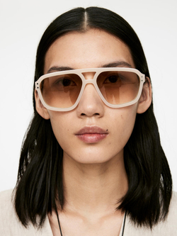 ARKET Солнцезащитные очки Jet, кремовый