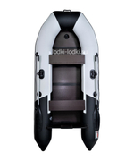 Таймень NX 2850 серый-черный Слань-киль (Лодка ПВХ под мотор)