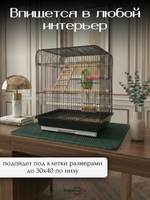 Коврик ЭВА под клетку для птиц и грызунов, 45х55 см