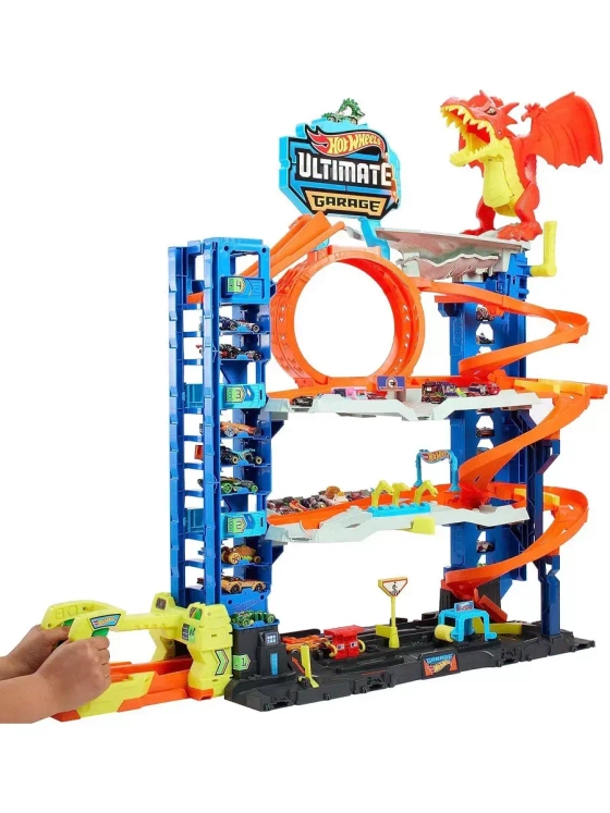 Автотрек Хот Вилс Легендарный гараж Атака дракона HKX48