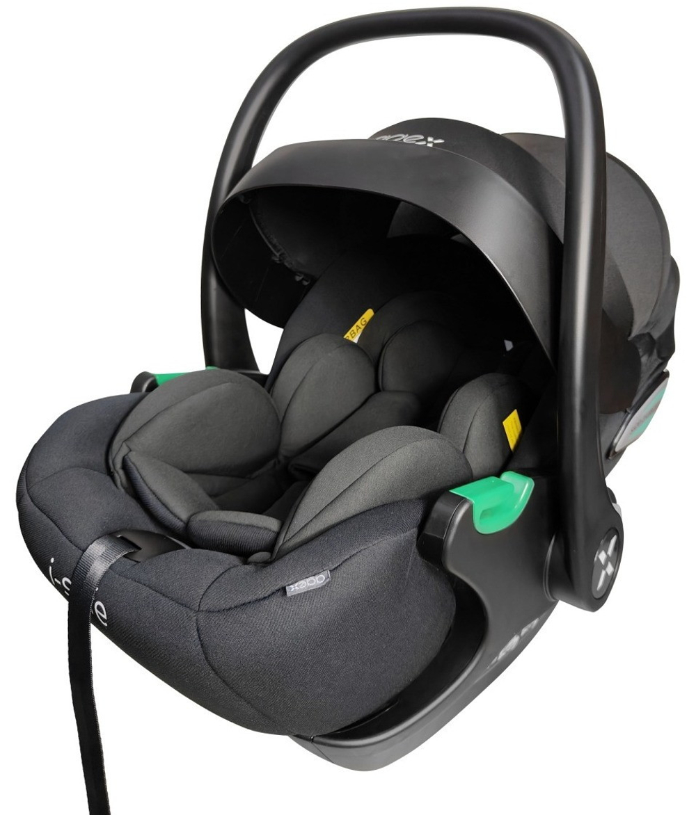 Коляска Agex Prima Pro 3 в 1 с автокреслом i-Safe S Black APP633 Grey (Серый)