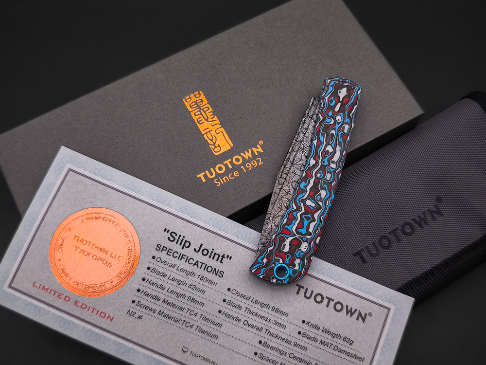 Складной нож Slip Joint [Mosaic Damascus]