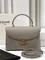 Сумки CELINE MEDIUM NINO из блестящей телячьей кожи серый