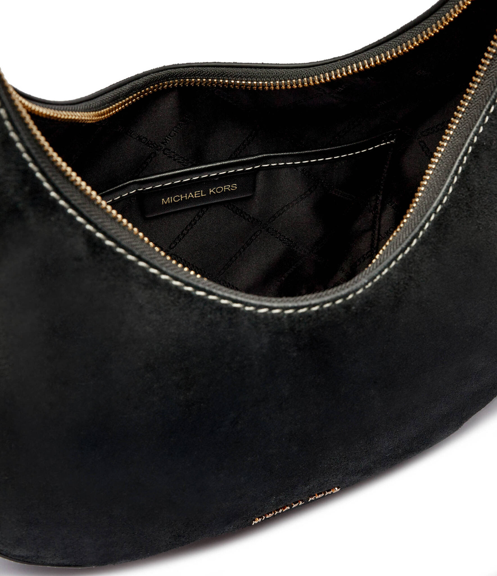 Кожаная сумка хобо Michael Kors - черный(30T4G0PH9S)